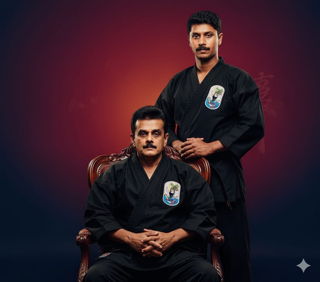 Group photo with sensei